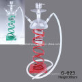 New Style Clear Shisha Mazaya Glass Hookah with Metal Shelf